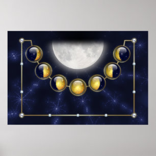 Um mês na vida do impressão da lua