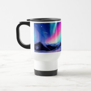 Um Milhão de Aurora Sonha Caneca de viagem