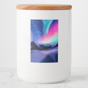 Um Milhão de Aurora Sonha Etiqueta de Comida