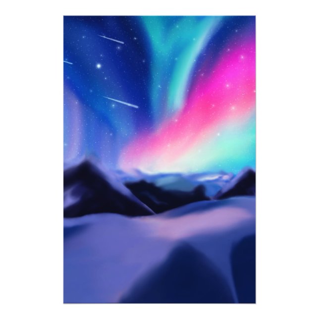Um Milhão de Aurora Sonha Impressão de Foto (Frente)