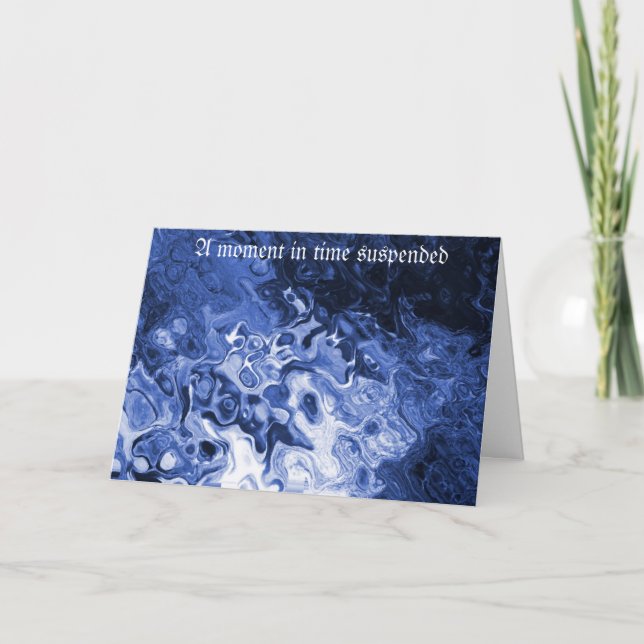 Um momento no Cartão de Aniversário do Tempo (Frente)