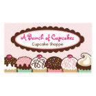 Um monte de Cartões de visitas Cupcakes