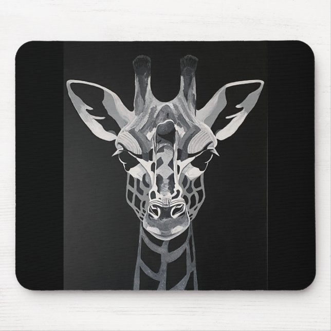 Um mouse pad de girafa na moda (Frente)