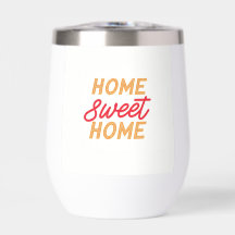 Um Na moda Jug com design "Home Sweet Home"