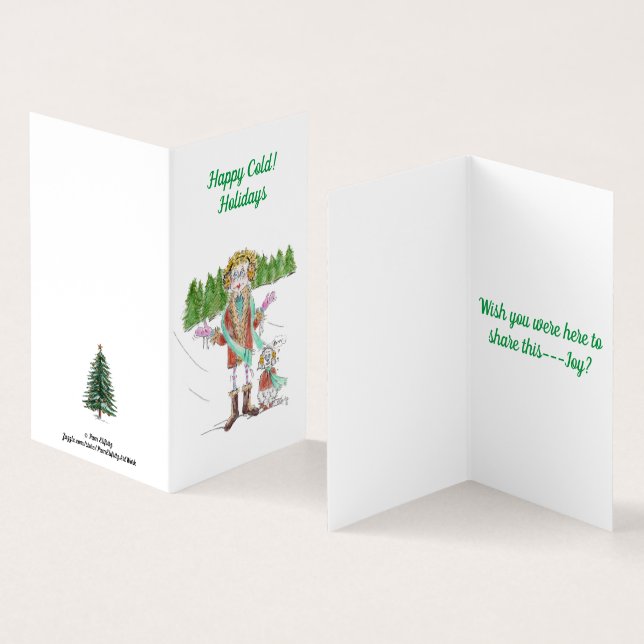 Um Natal Em Minnesota Frio para Bebês e Bolhas (Interior e exterior)