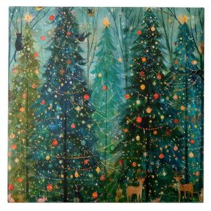 Um Natal Floresta de Contos de Fadas Encantado