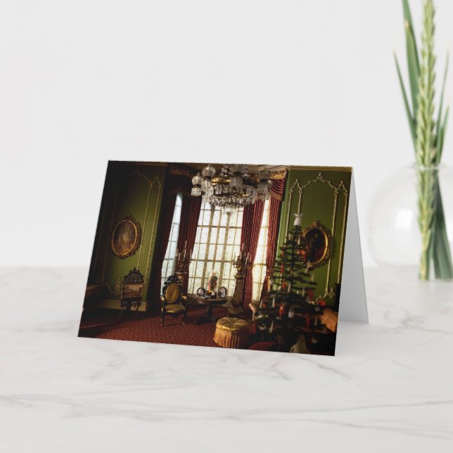 Um Natal Vitoriano - Cartão de Boas Festas em Bran (Frente)