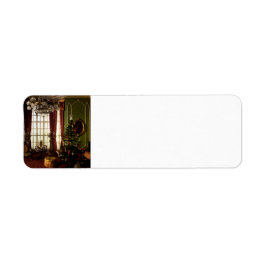 Um Natal Vitoriano - Etiqueta de Endereço de Retor