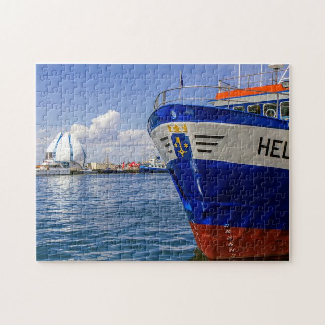 Um navio de Hel, Polônia Jigsaw Quebra-cabeça (Horizontal)