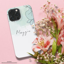 Um nome de monograma muito bonito e muito pequeno