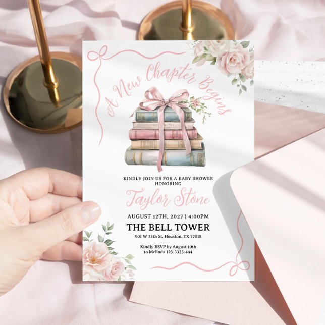 Um novo capítulo inicia o convite ao Chá de fralda (Criador carregado)