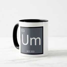 Um, o elemento da confusão - caneca
