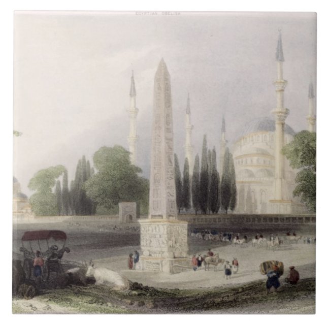 Um obelisk egípcio no Atmeidan, ou hipódromo (Frente)