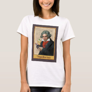 Um Ouro quinto da camiseta Beethoven