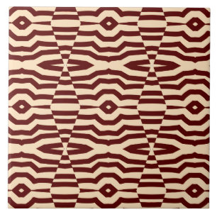 Um padrão clássico de cor marrom vibrante