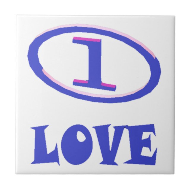 Um padrão de arte de amor tom azul roxo (Frente)
