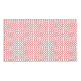 um padrão de flores brancas e vermelhas num fundo