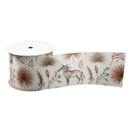 Um padrão decorativo apresenta folhagem marrom de 