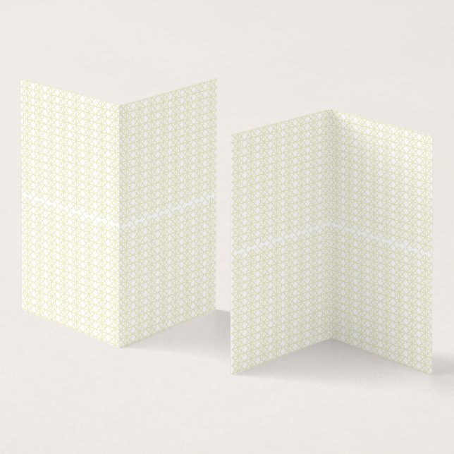 um padrão geométrico branco e dourado (Interior e exterior)
