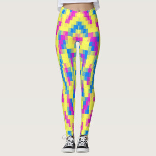 Um padrão mosaico "Ratti_Creative_Arts" Leggings
