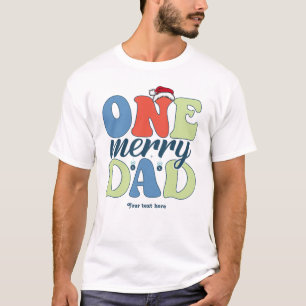 Um Pai Alegre Camisa de Natal Divertida das Férias