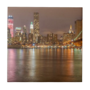 Um panorama da skyline da Nova Iorque