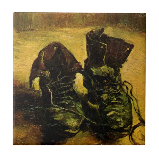 Um Par de Sapatos por Vincent van Gogh (Frente)
