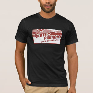 Um paraíso de skater - camiseta preta