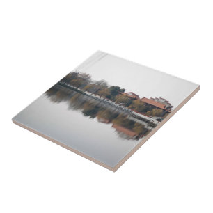 Um parque zoológico em Wuhan, China. Estilo chinês