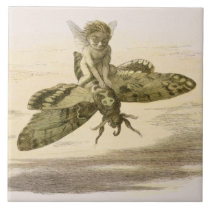 Um passeio da noite, ilustração de 'no Fairyland