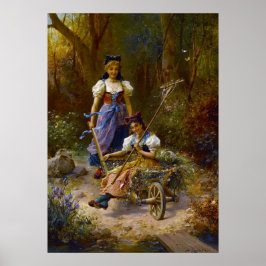 Um passeio divertido por Hans Zatzka - poster