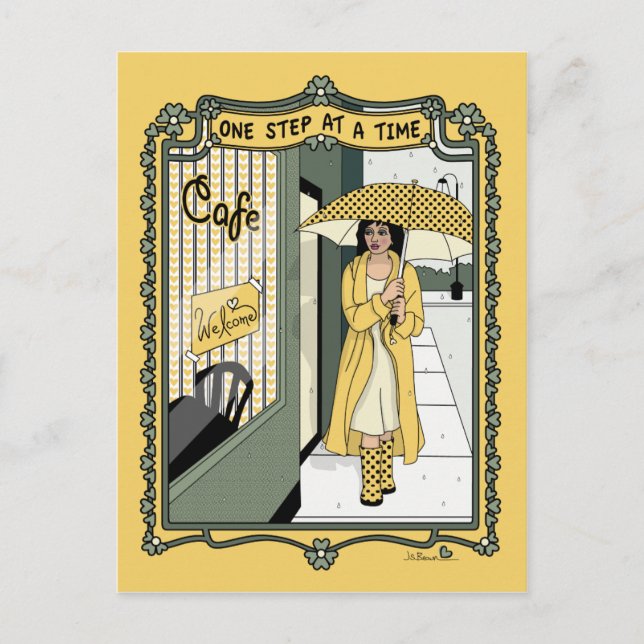 Um passo em um cartão postal Time_C_ (Frente)