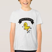 um pato amarelo engraçado andando de forma engraça