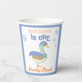 Um Pato Sortudo & Bolhas Aniversário de Um Ano Pa