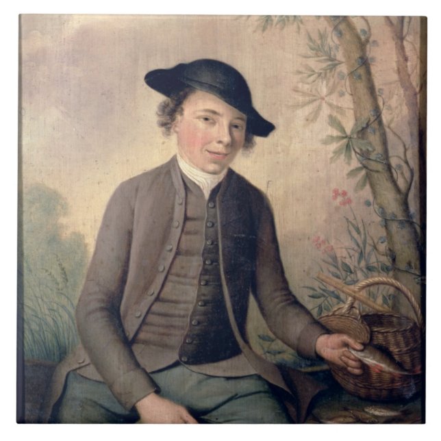 Um peixe de estripação do homem novo, 1782 (Frente)