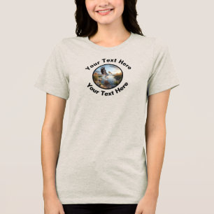 Um Pelicano Branco Americano com Texto Personaliza