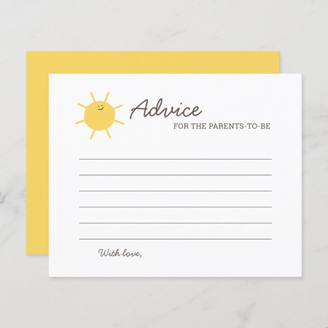 Um Pequeno Aconselhamento Para Os Pais Serem (Frente/Verso)