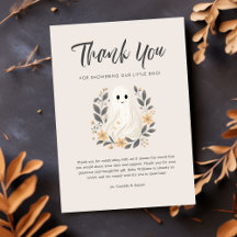 Um pequeno agradecimento para o chá de bebê do Hal