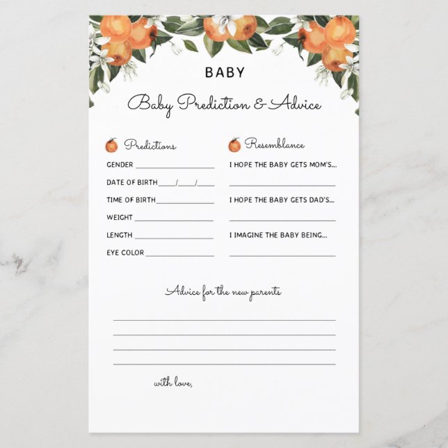 Um pequeno anúncio e previsão de jogos de Chá de f (Frente)