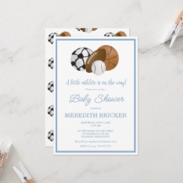 Um Pequeno Atleta Está a Caminho Convite de Chuvei