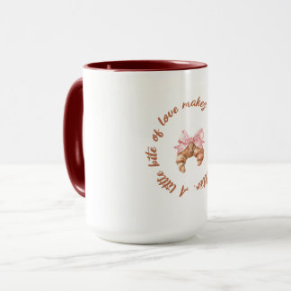 Um Pequeno Bocado de Amor | Caneca Fofo Feminina