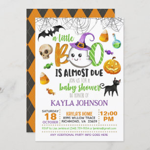 Um Pequeno Boo é quase um convite devido - Branco