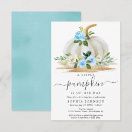 Um Pequeno Cartão de Convite Para Chá de fraldas D