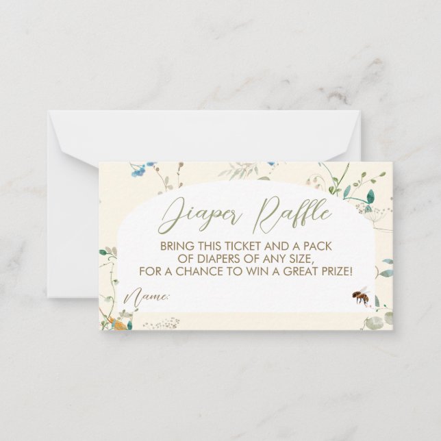 Um pequeno cartão de gabinete de Raffle para Frald (Frente)