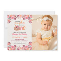 Um Pequeno Convite de Aniversário Boho Floral de A