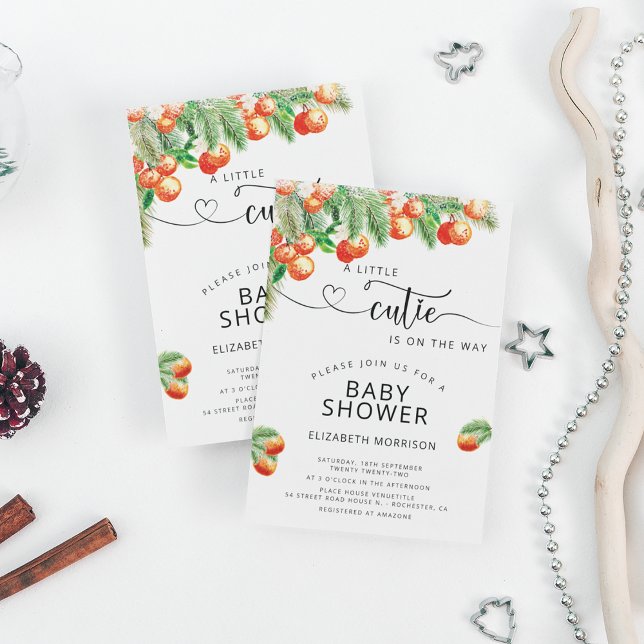 Um pequeno convite para chá de fraldas (Criador carregado)