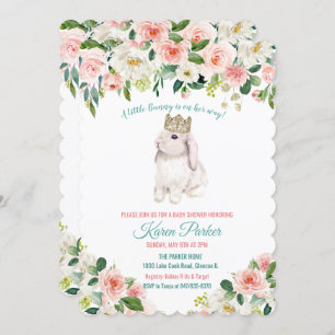 Um Pequeno Convite Para Chá de fraldas De Coalhada