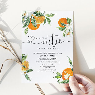 Um pequeno convite para chás de fraldas