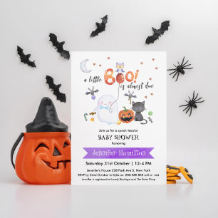 Um pequeno convite para Chás de fraldas de Boo Ha