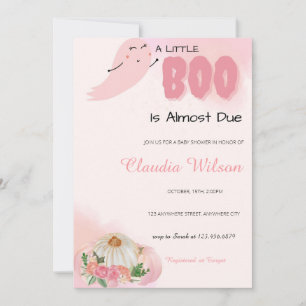 Um pequeno convite para Chás de fraldas de Boo Hal